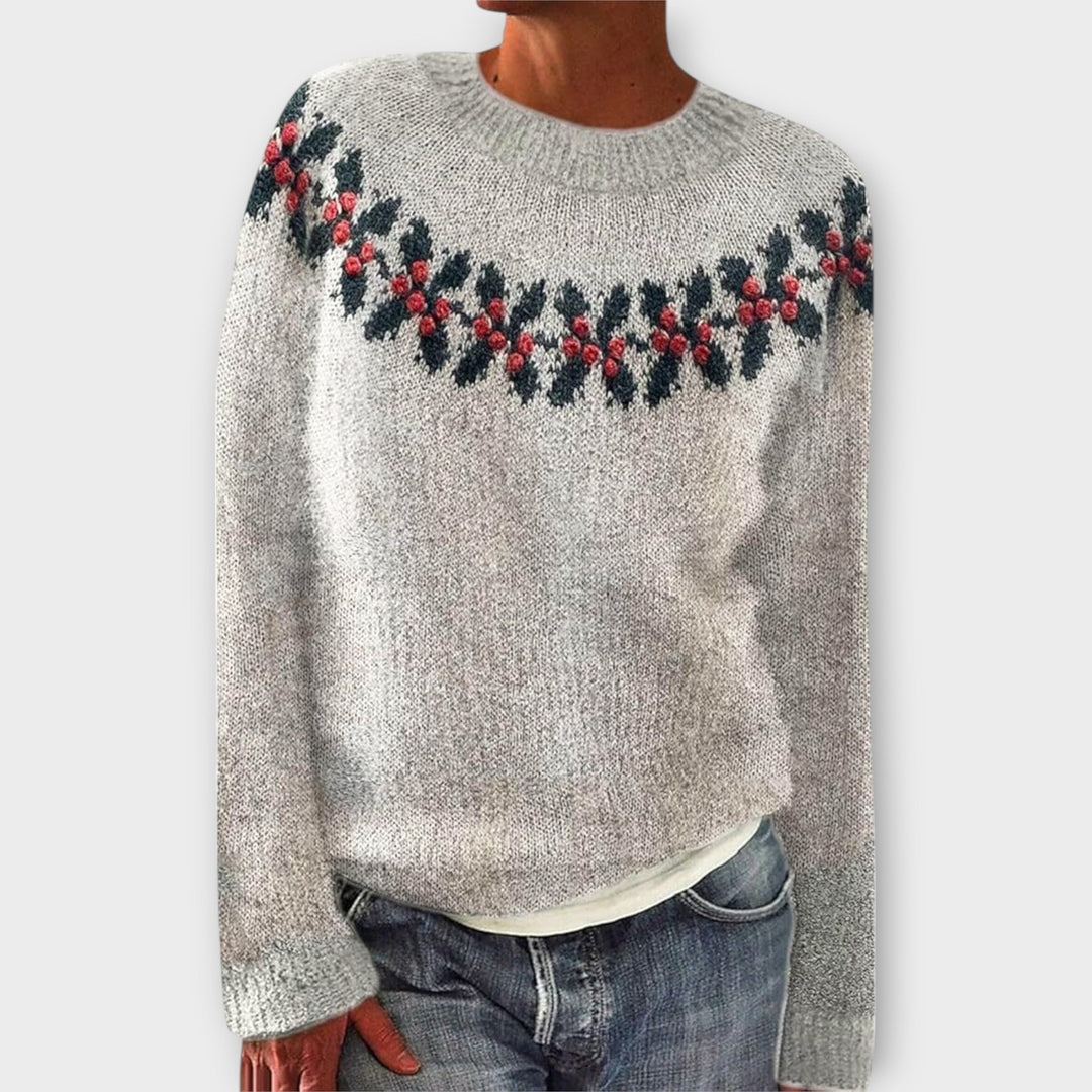 Christmas Crew Neck Knitted Jumper