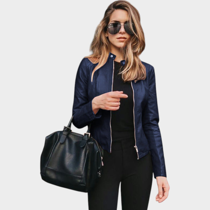 Slim Fit Leather Jacket
