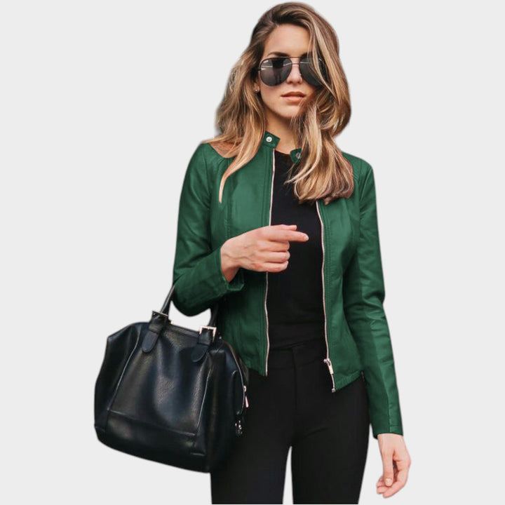 Slim Fit Leather Jacket