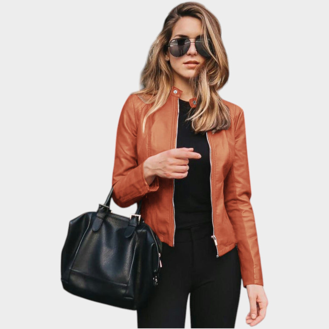 Slim Fit Leather Jacket