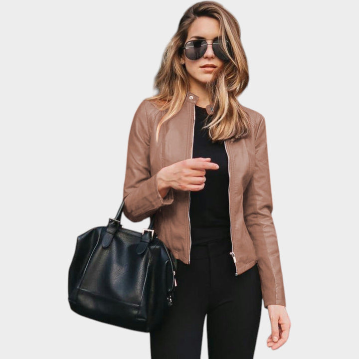 Slim Fit Leather Jacket