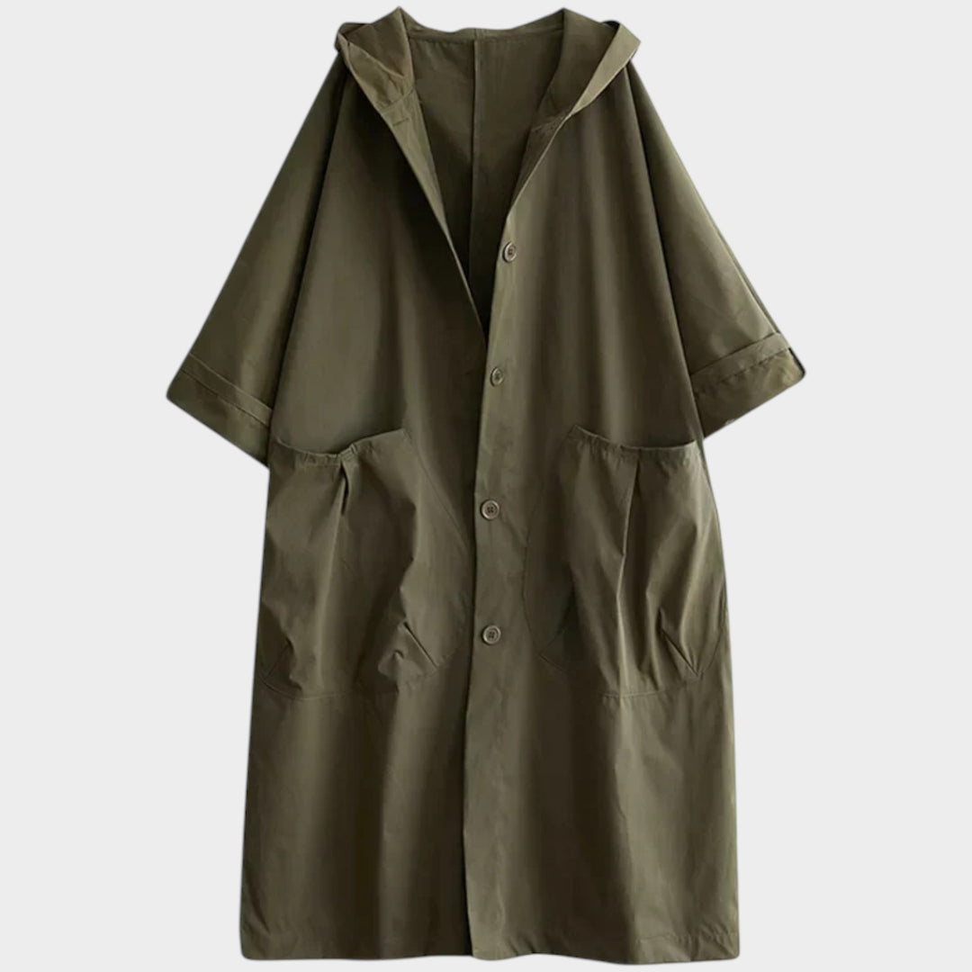 Oversized Waterproof Longline Trench Coat