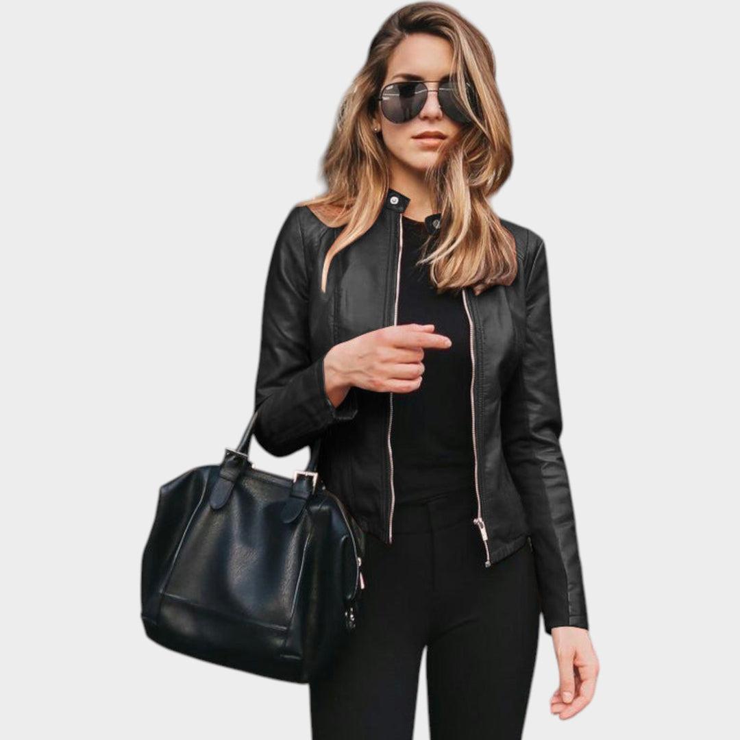 Slim Fit Leather Jacket