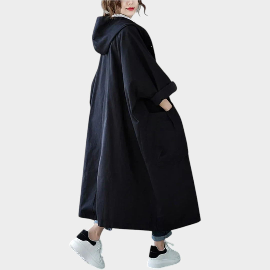 Oversized Waterproof Longline Trench Coat