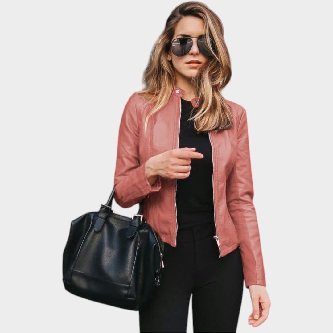 Slim Fit Leather Jacket