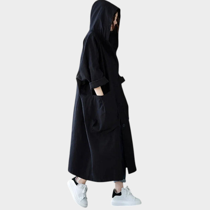 Oversized Waterproof Longline Trench Coat