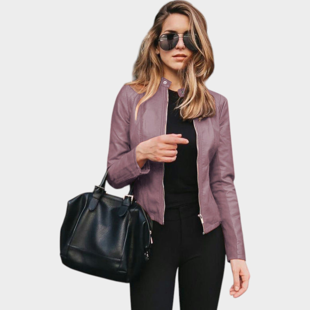 Slim Fit Leather Jacket