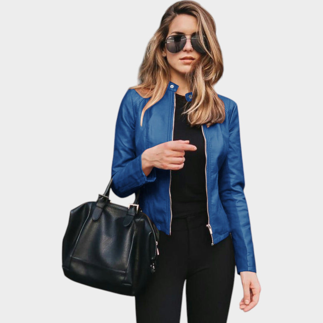 Slim Fit Leather Jacket