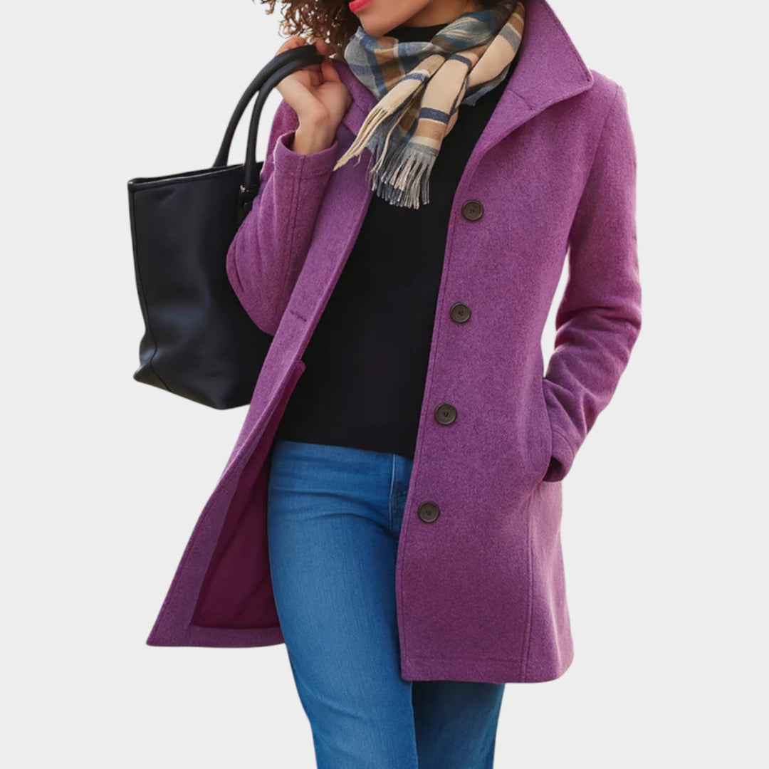 Winter Classic Mid Length Button Coat