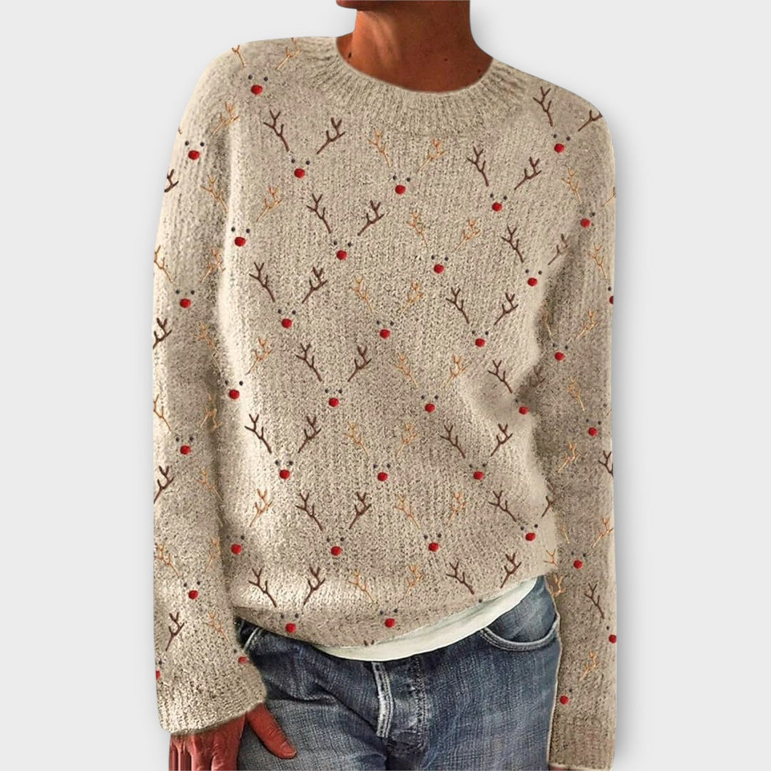 Christmas Crew Neck Knitted Jumper