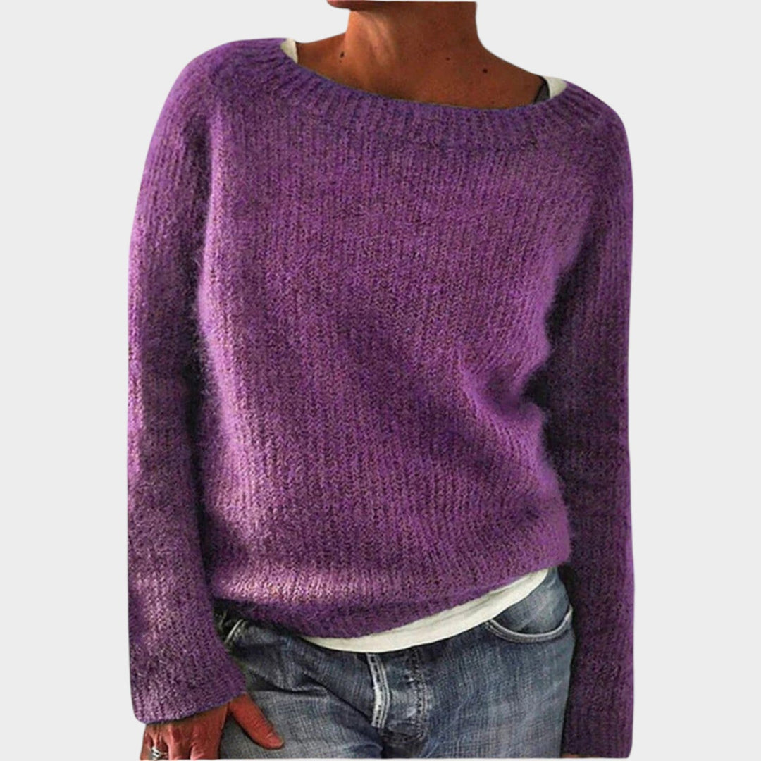 Crew Neck Knitted Jumper