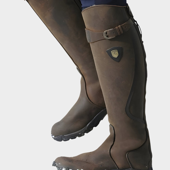 Leather Knee High Waterproof Country Boots