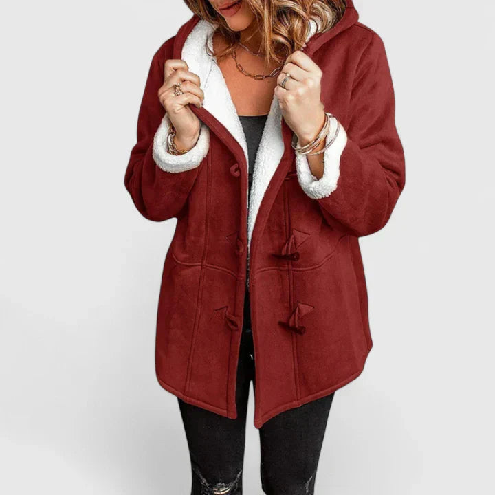 Faux Fur Shearling Winter Coat