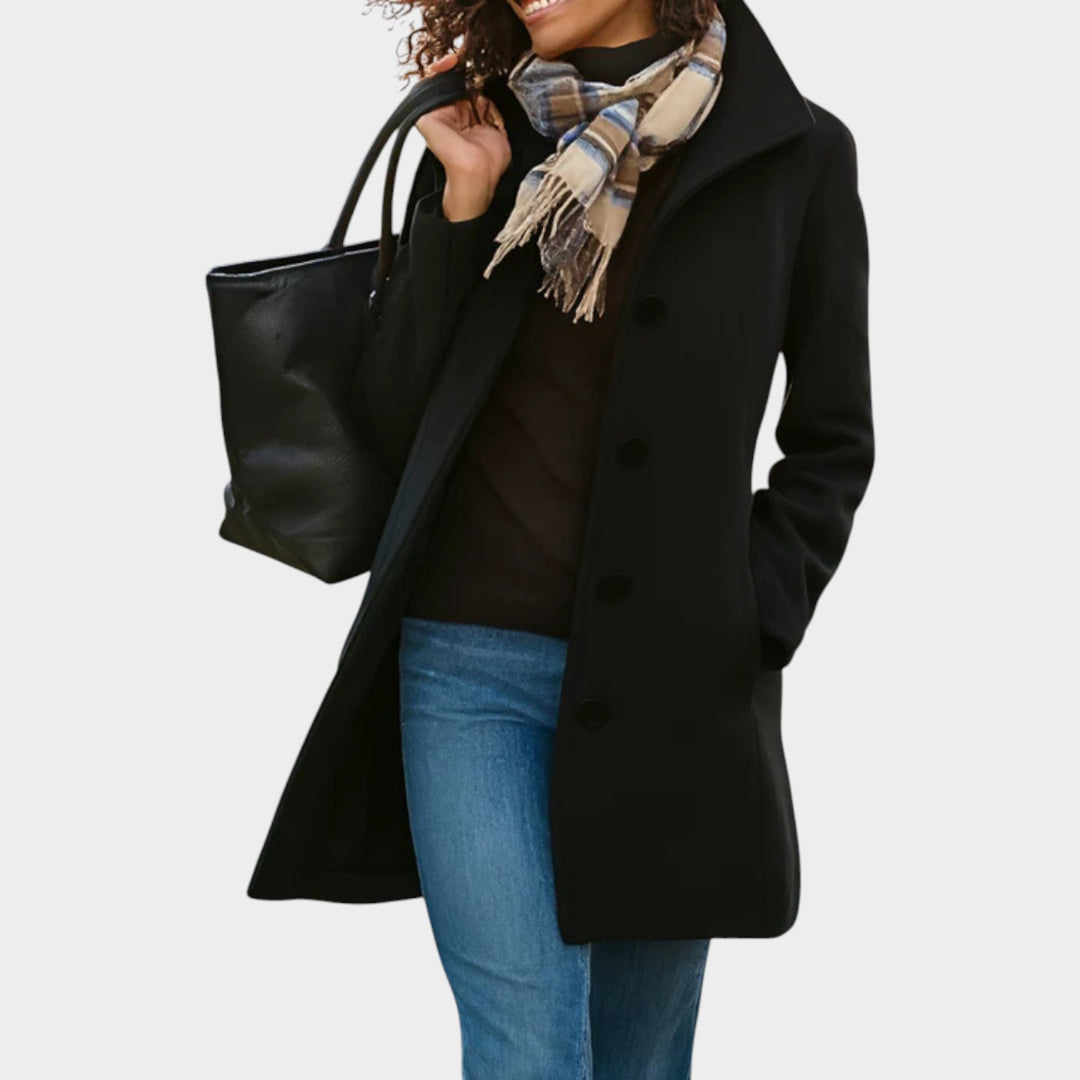 Winter Classic Mid Length Button Coat