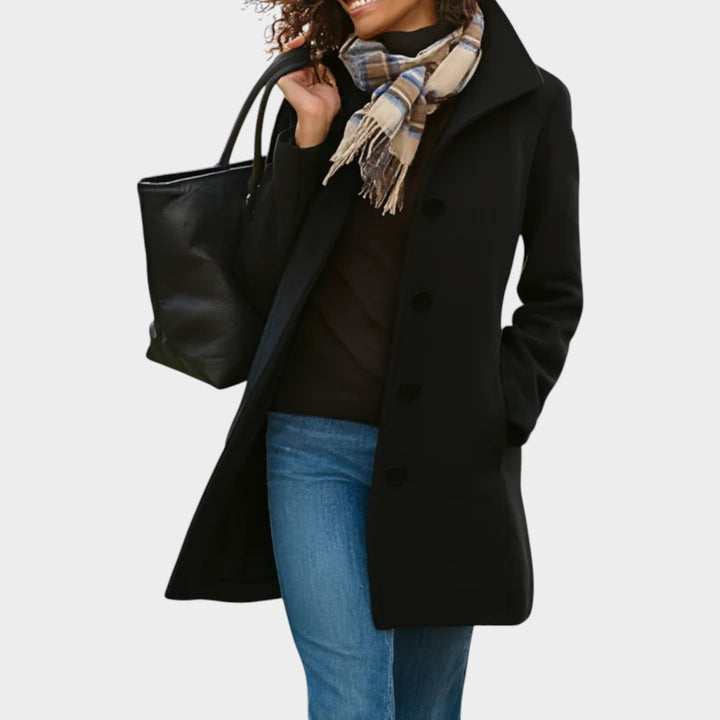 Winter Classic Mid Length Button Coat