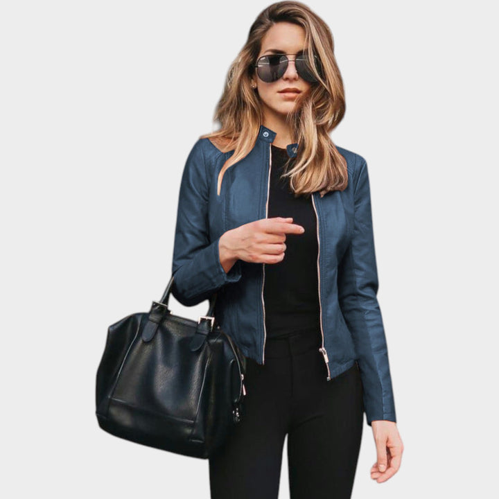 Slim Fit Leather Jacket