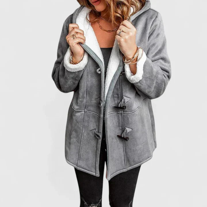 Faux Fur Shearling Winter Coat