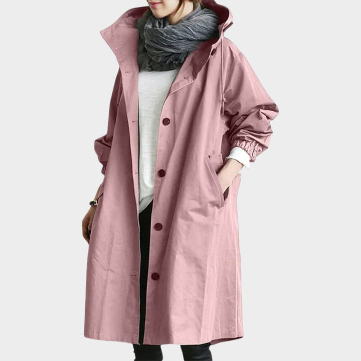 Classic Hooded Waterproof Trench Coat