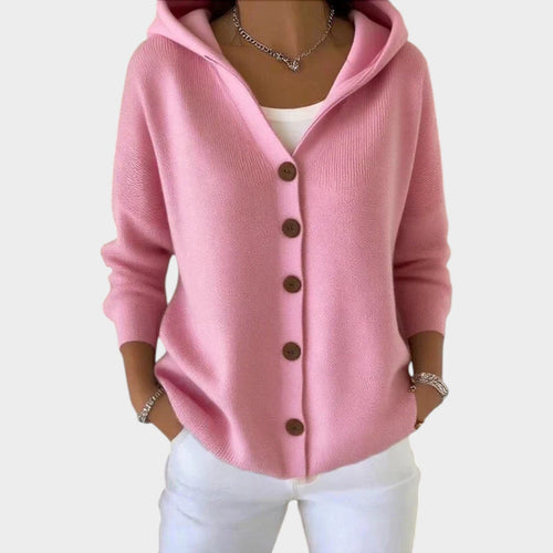 Cotton Knitted Button Up Cardigan