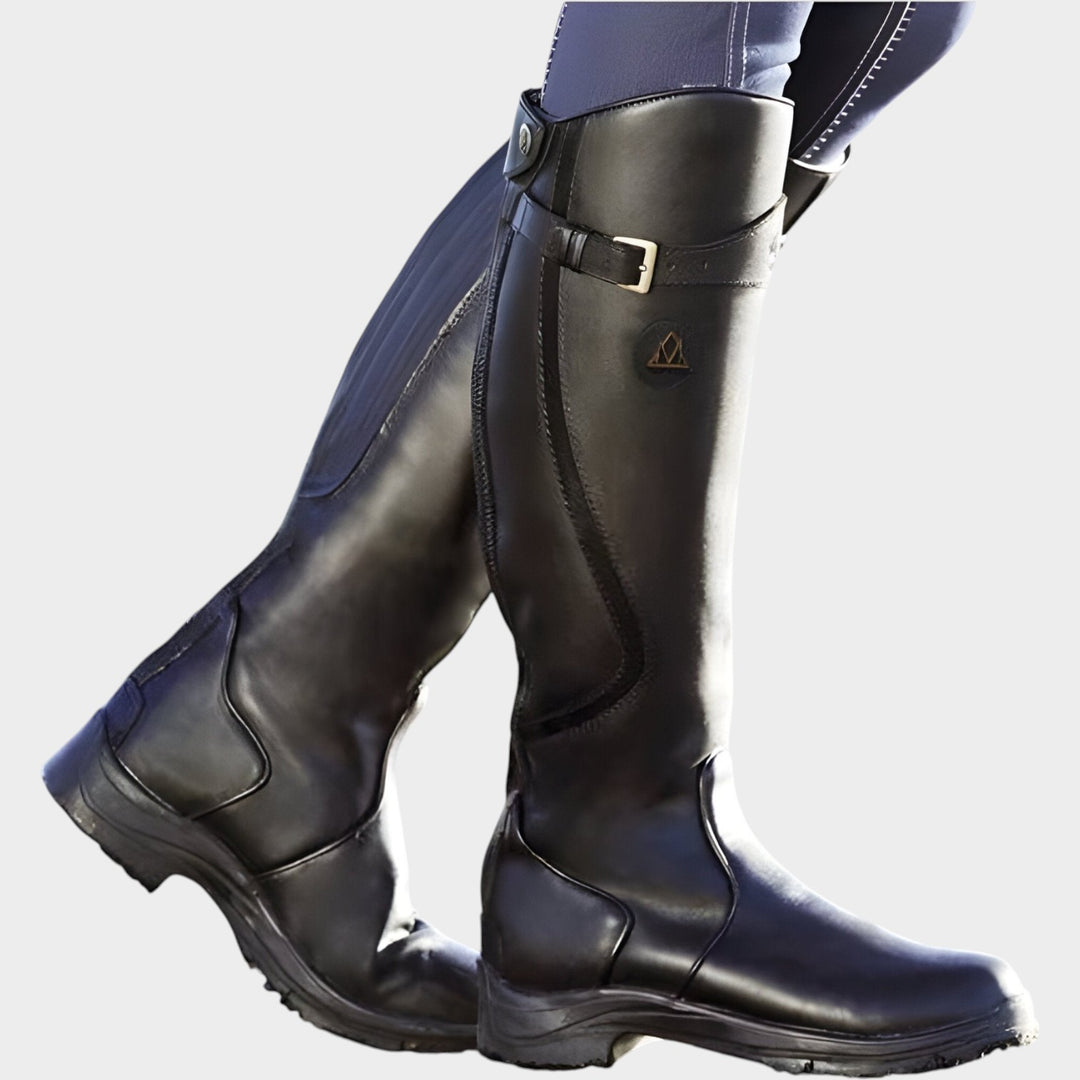 Leather Knee High Waterproof Country Boots