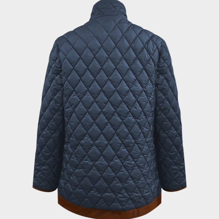 Women’s Quilted Jacket Casual Button Front