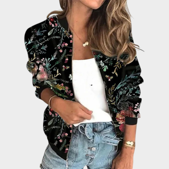 Floral Print Knitted Cardigan