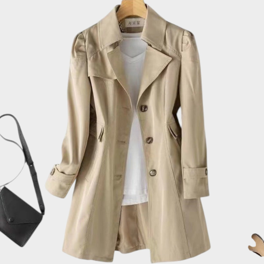 Tailored Single Breasted Trench Coat