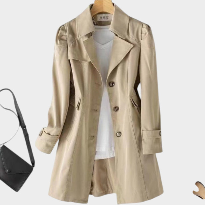 Tailored Single Breasted Trench Coat