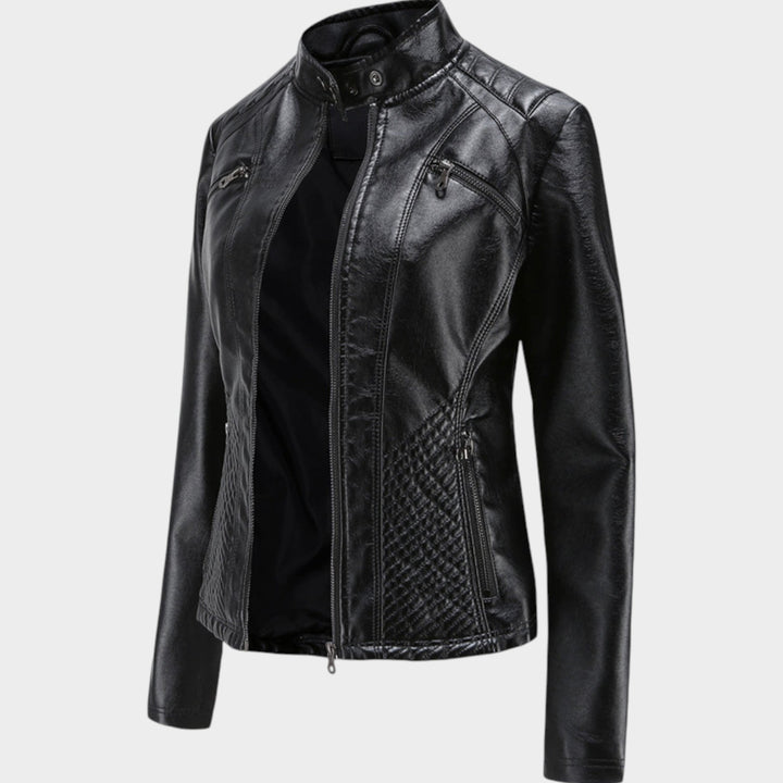 Leather Motorcycle Biker Jacket