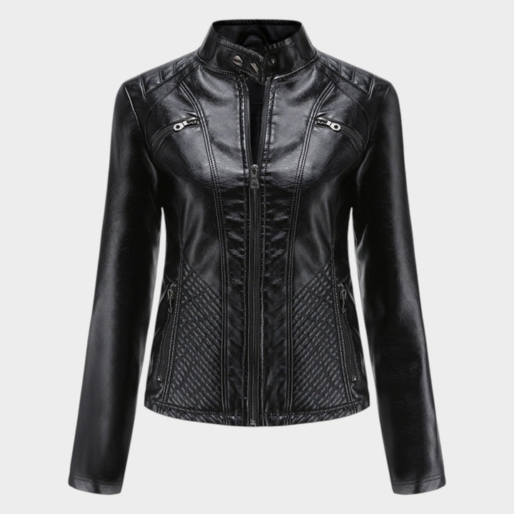 Leather Motorcycle Biker Jacket