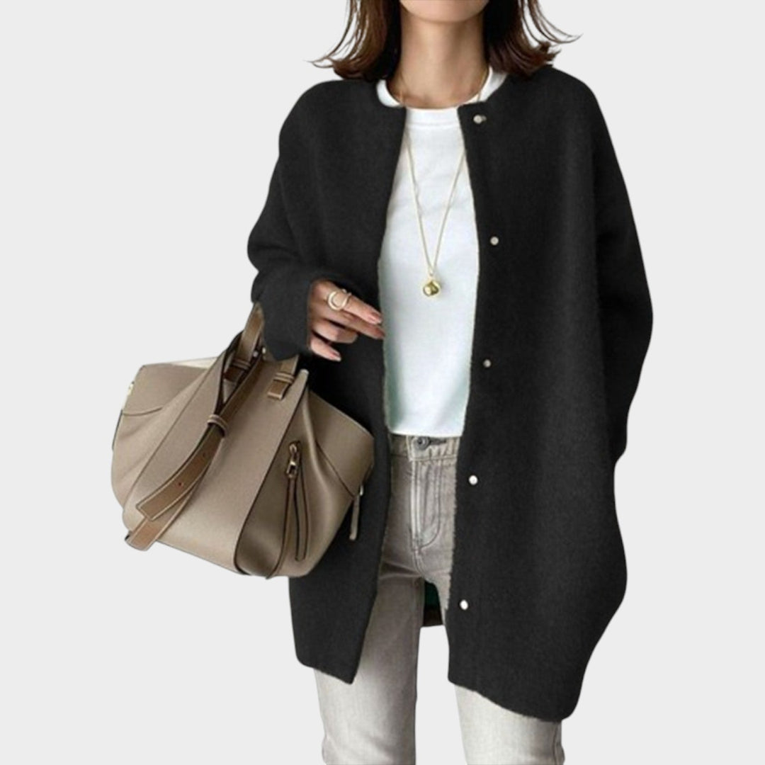 Casual Button Front Knitted Cardigan