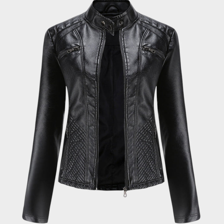 Leather Motorcycle Biker Jacket