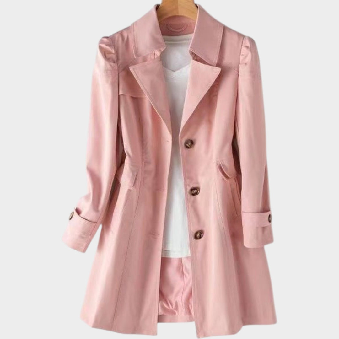 Tailored Single Breasted Trench Coat