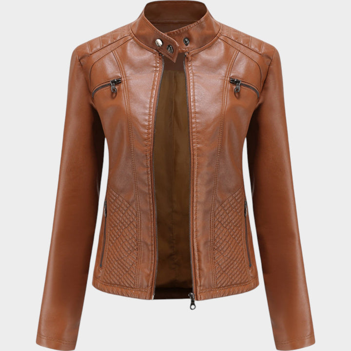 Leather Motorcycle Biker Jacket