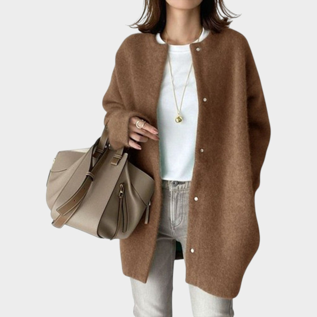 Casual Button Front Knitted Cardigan