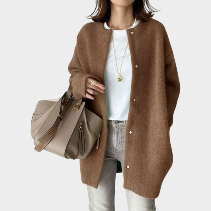Casual Button Front Knitted Cardigan