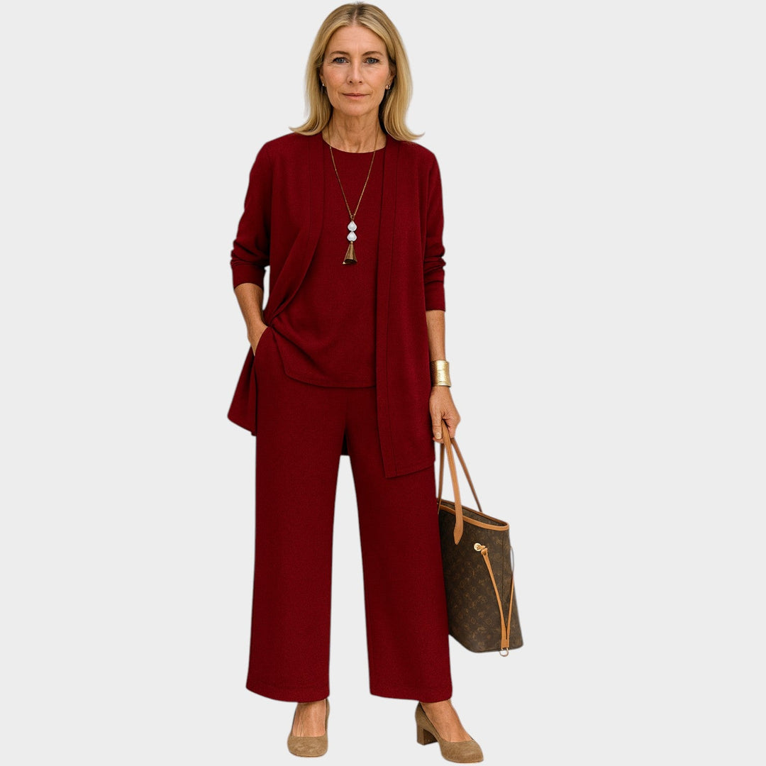 Women's Suit Relaxed Three Piece Set