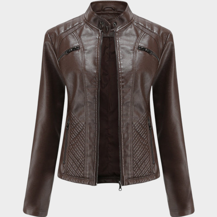 Leather Motorcycle Biker Jacket