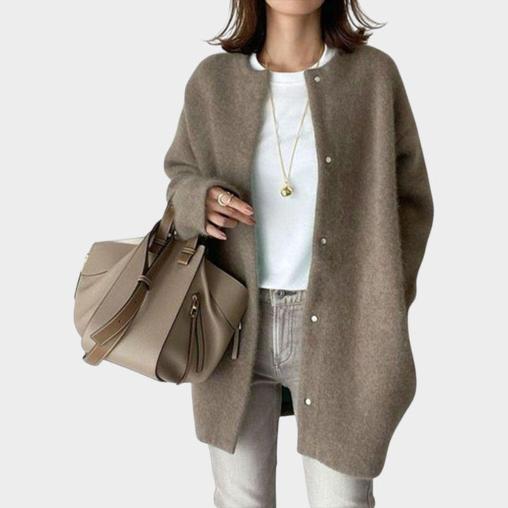 Casual Button Front Knitted Cardigan