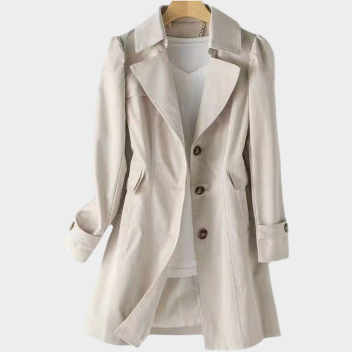 Tailored Single Breasted Trench Coat