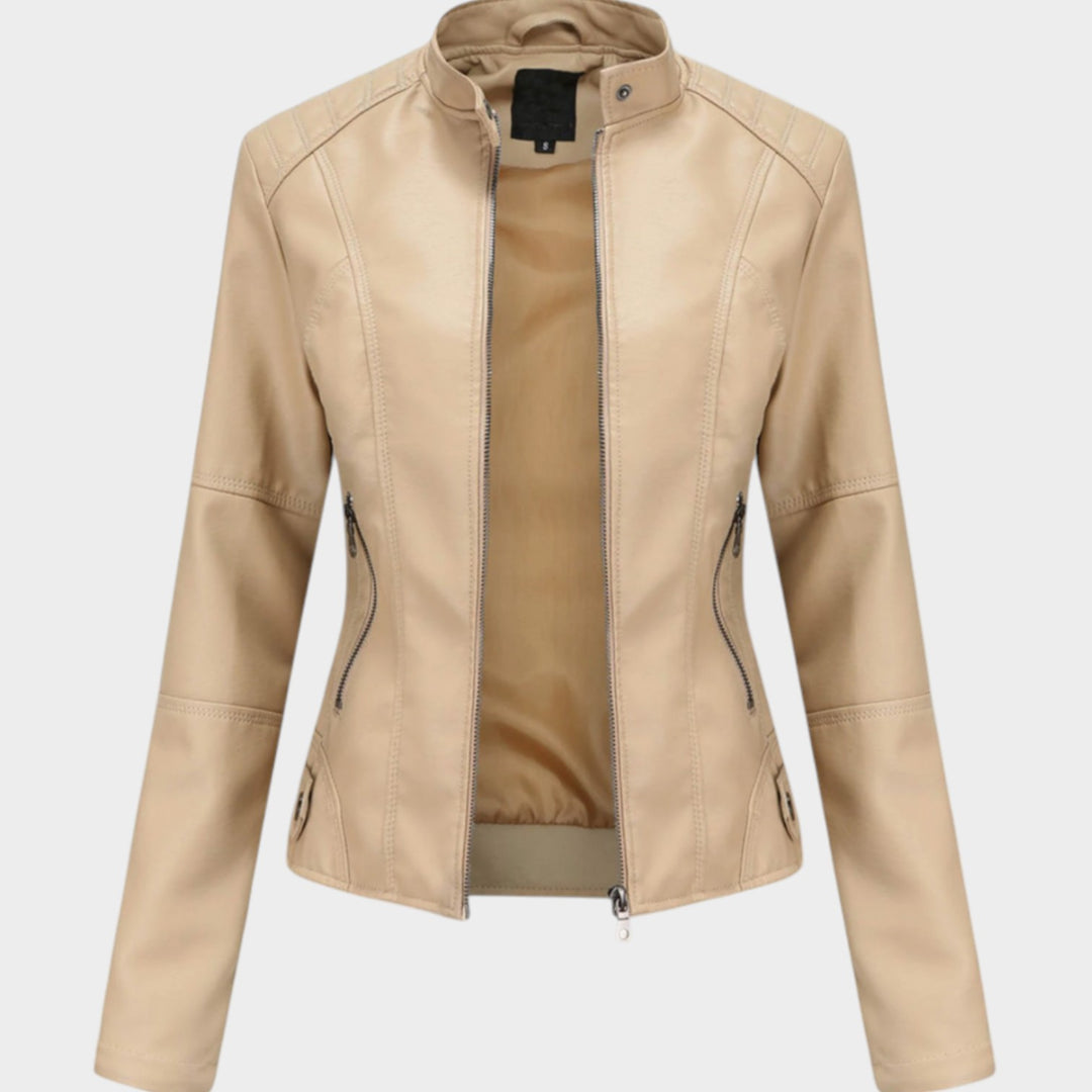 Sleek Leather Jacket