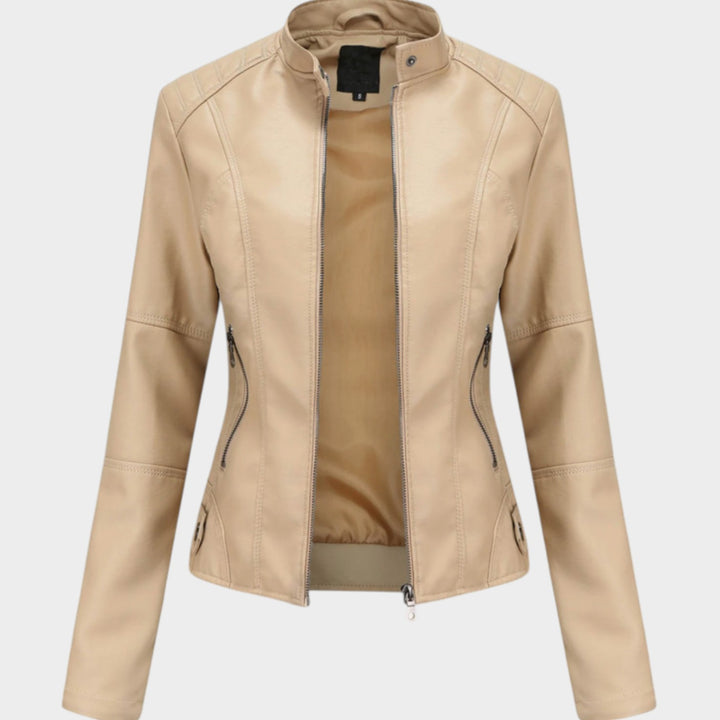 Sleek Leather Jacket