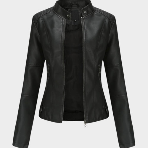 Sleek Leather Jacket