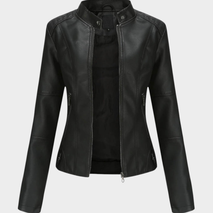 Sleek Leather Jacket