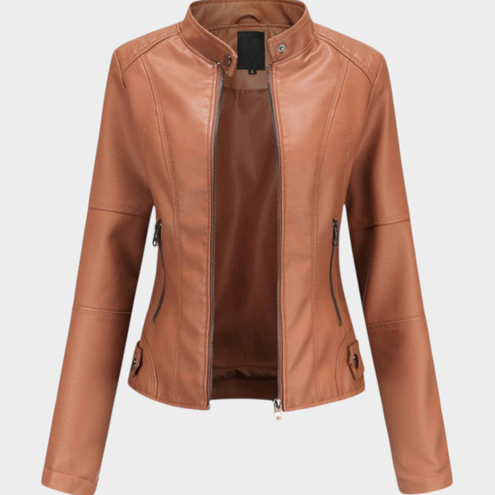Sleek Leather Jacket