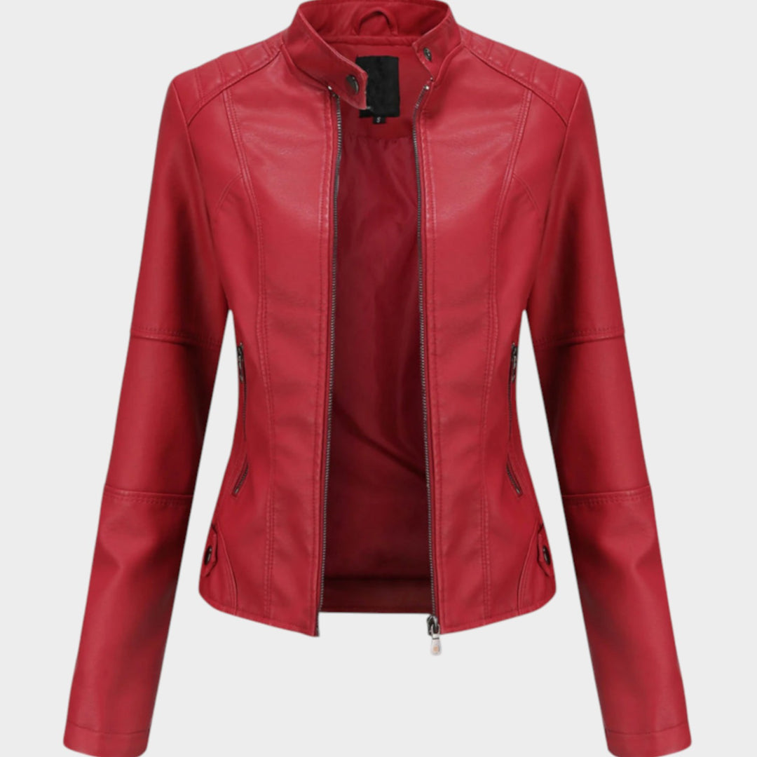 Sleek Leather Jacket