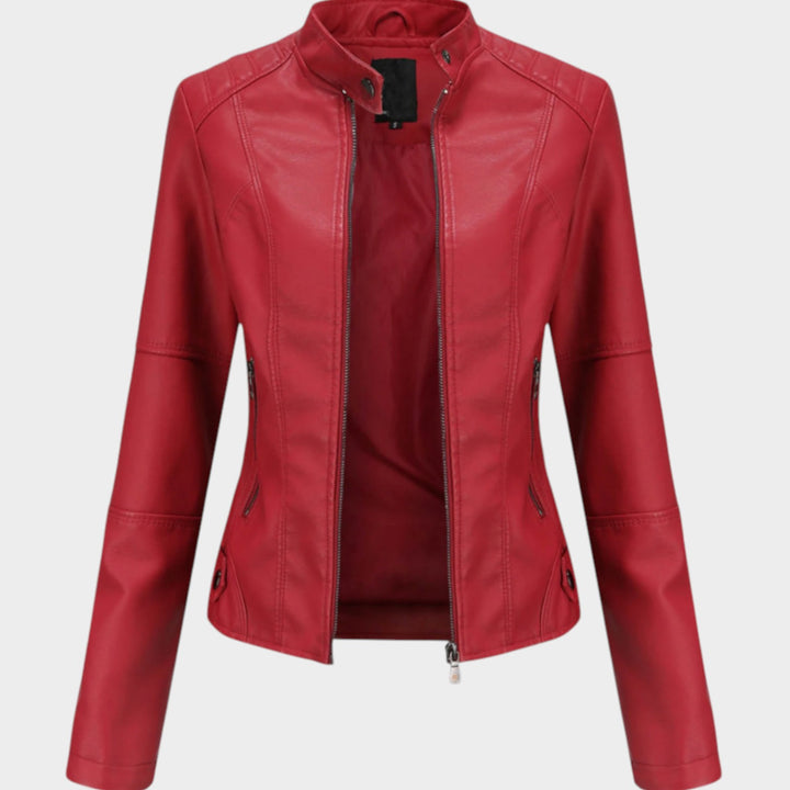 Sleek Leather Jacket