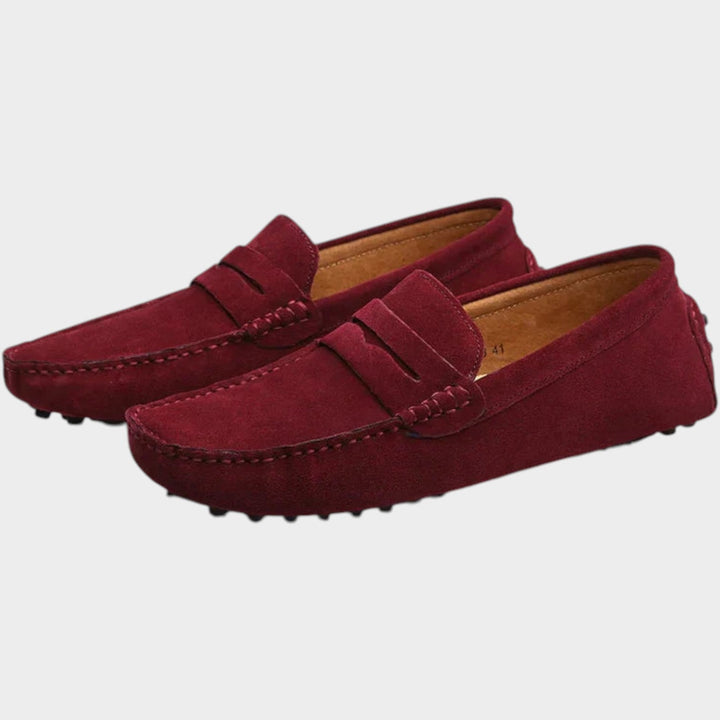 Women's Suede Penny Loafers