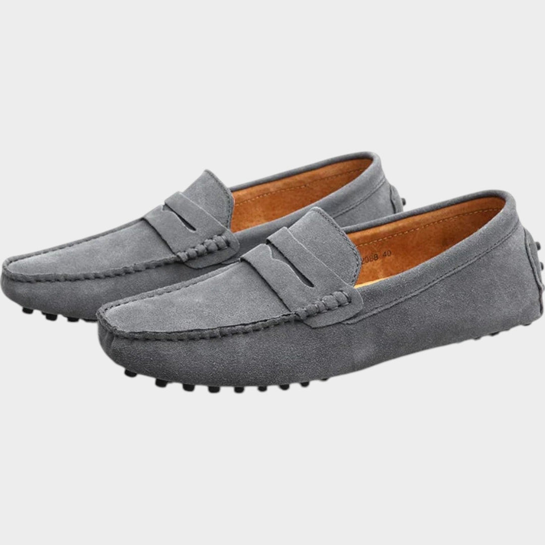 Women's Suede Penny Loafers