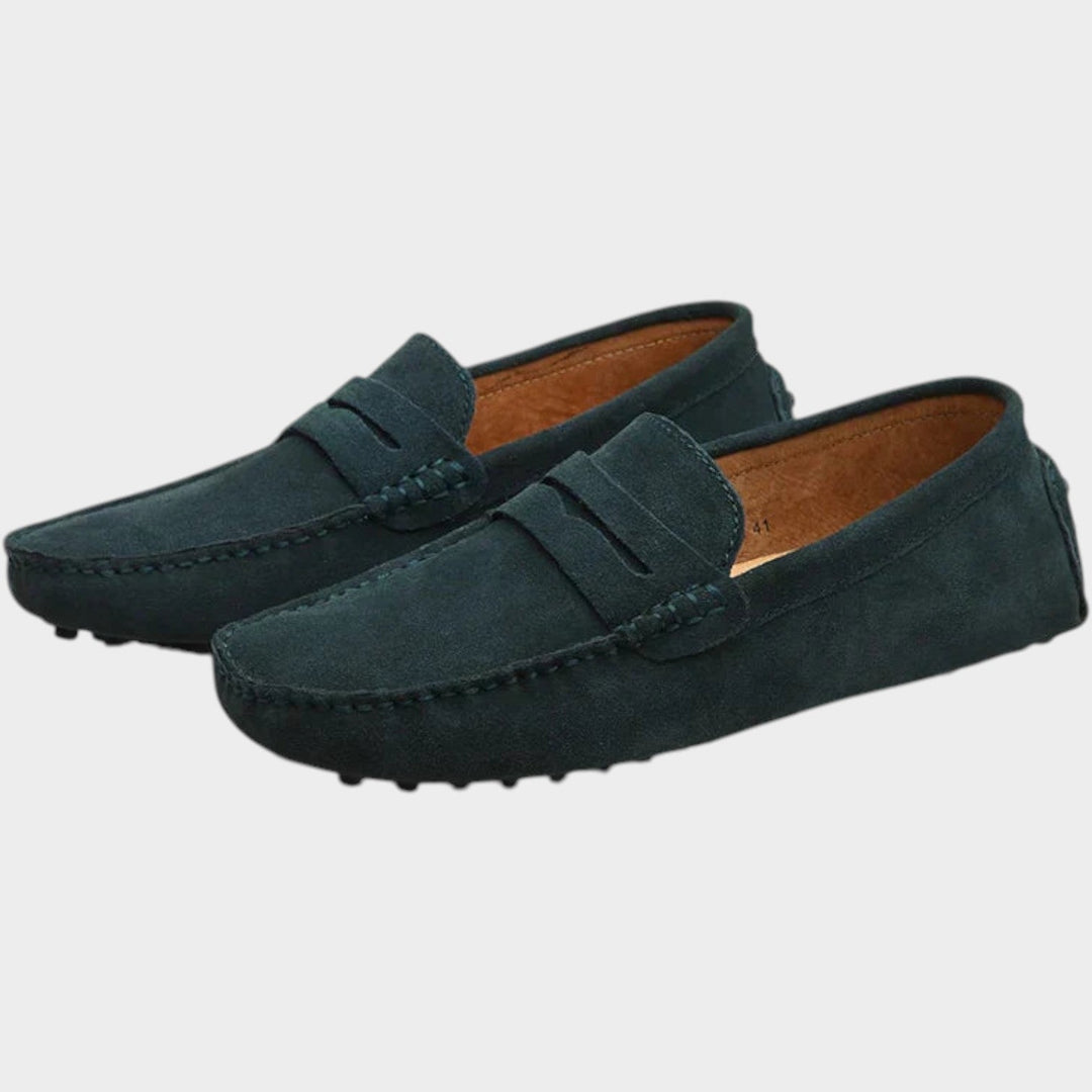 Women's Suede Penny Loafers